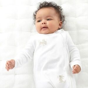 Potterybarn Easter 0-3 Month Pima Cotton Layette Bunnies